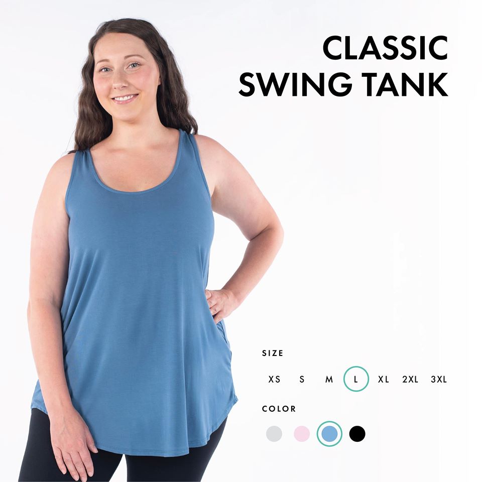Classic Swing Tank Slate Blue XS